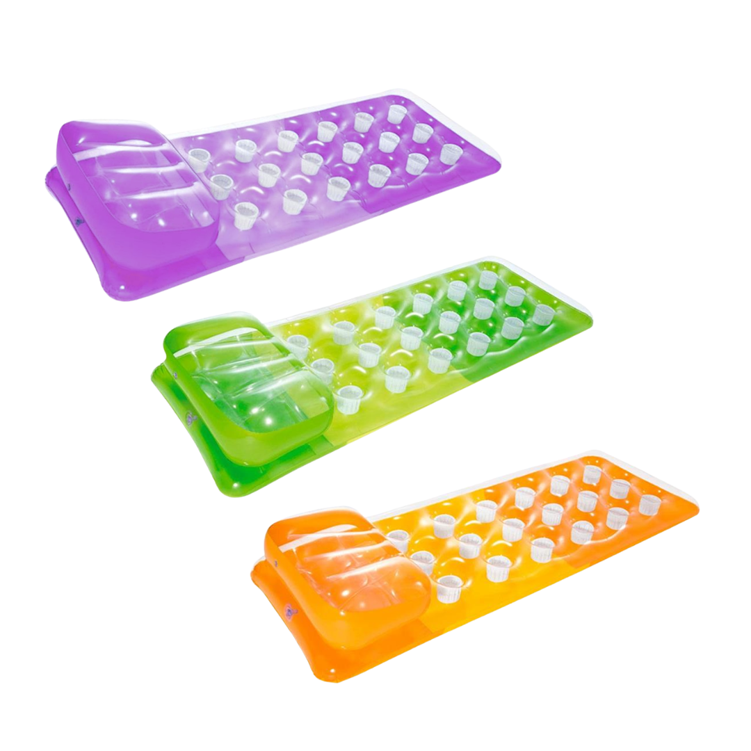 Colchoneta Hinchable 18 Vasos 188x71cm 58894 INTEX