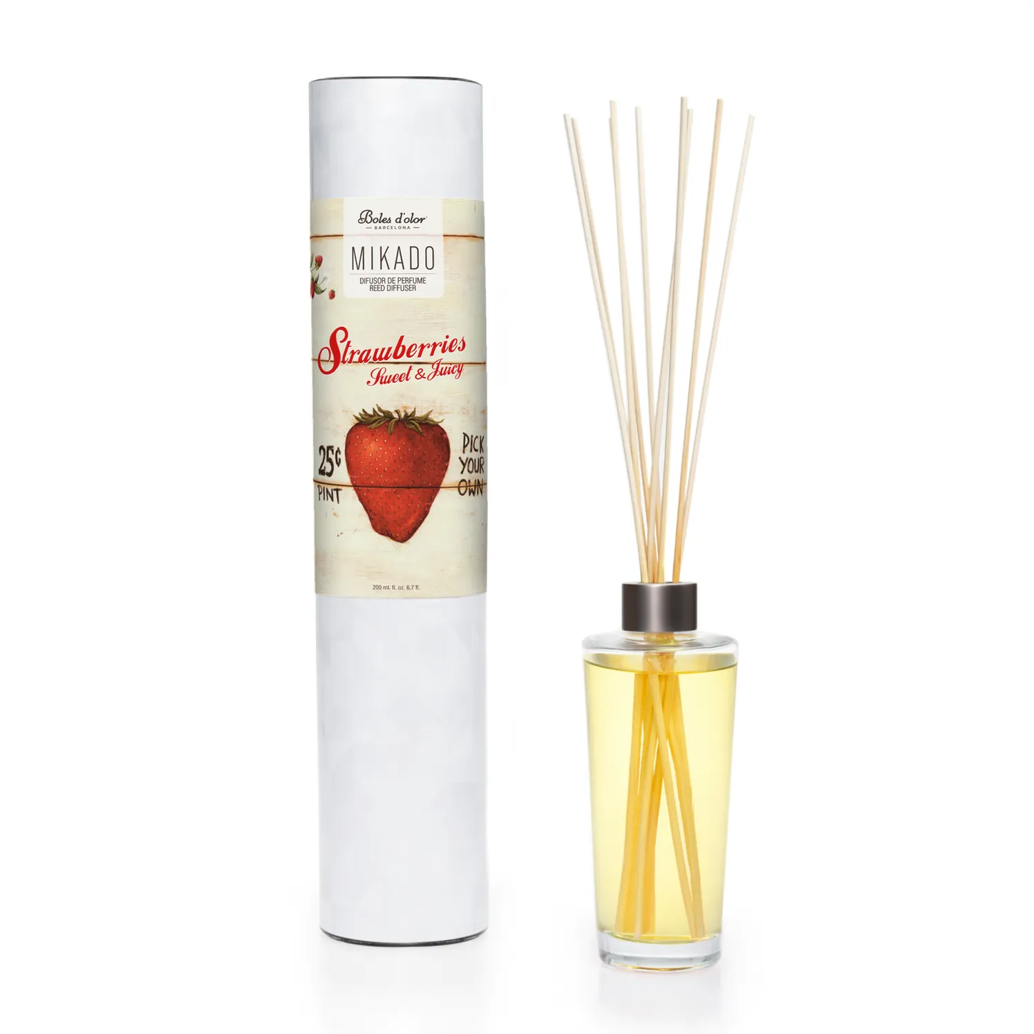 Mikado Difusor Perfume – Strawberries, Sweet & Juicy – Ambients