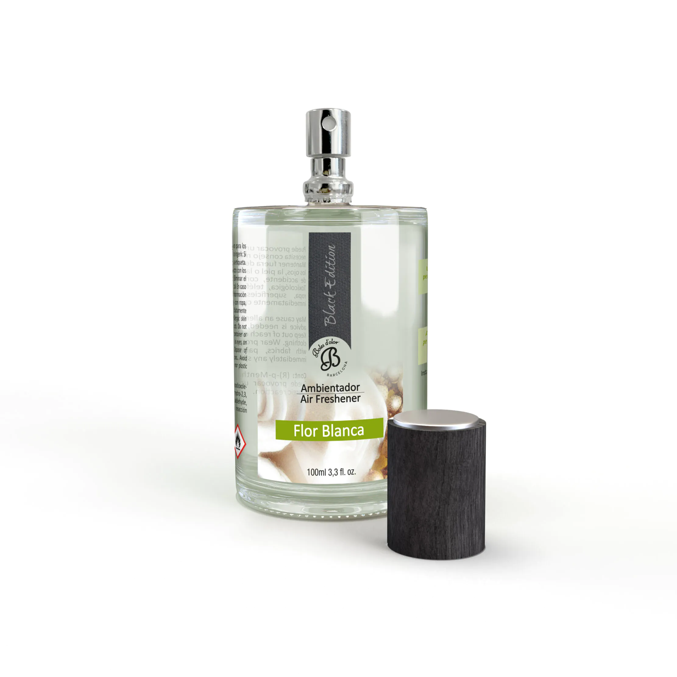 Ambientador Spray – Flor Blanca – Black Edition
